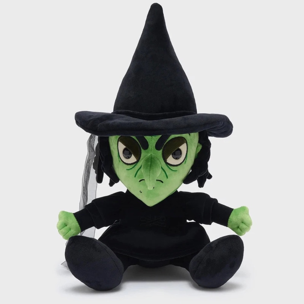 Killstar Warner Wicked Witch Oz Green Black Witch Stuffed Toy OS NWT